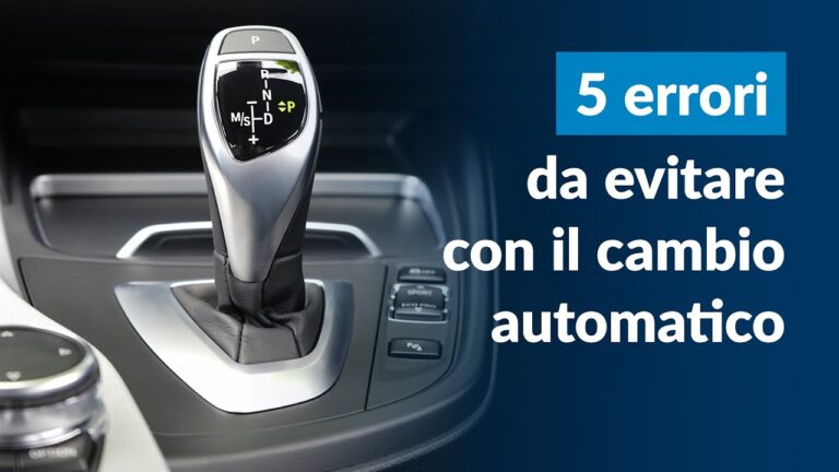 Il pericolo nascosto: il cambio automatico che va in folle
