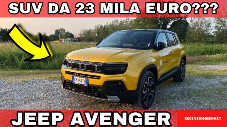 Jeep Avenger ibrida: scopri il prezzo di questa innovativa SUV ecologica