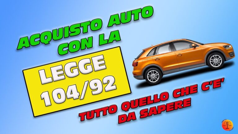 Detrazione IRPEF auto 104: risparmia sulle tasse con l’acquisto del veicolo