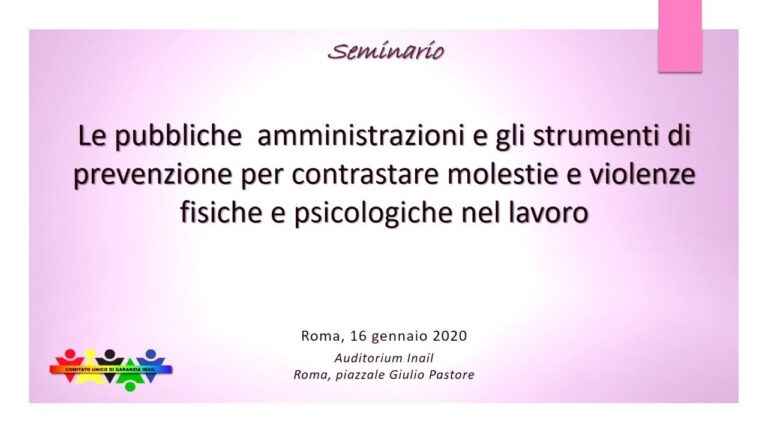 Molestie sul lavoro: la nuova normativa che protegge i lavoratori