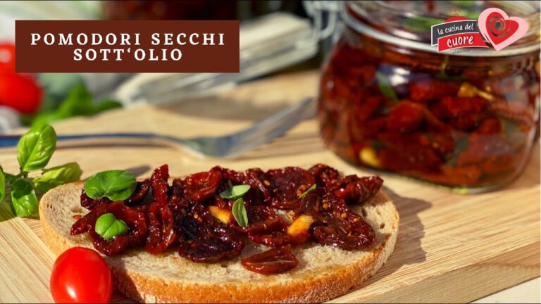 Pomodori secchi: un delicato piacere crudo, da gustare senza limiti!