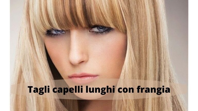 Il taglio capelli donna: scopri l’eleganza della frangia lunga!