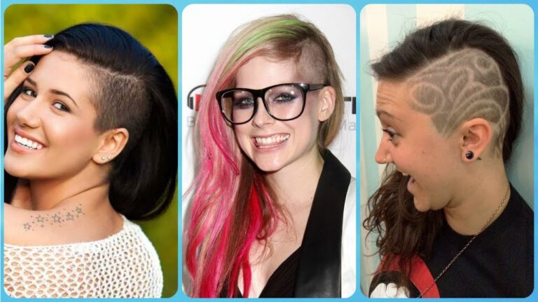 Il nuovo trend: Capelli rasati lateralmente da donna – la rivoluzione del look!