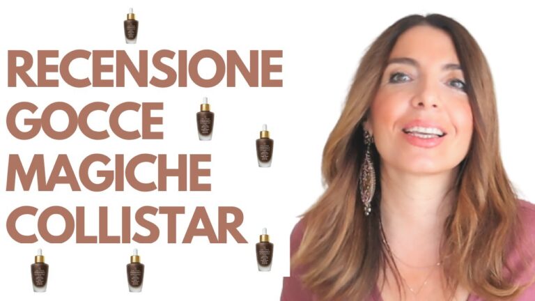Gocce Magiche Collistar: prima e dopo