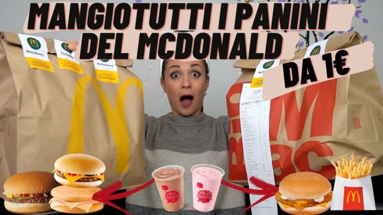 Il panino da un euro McDonald’s: un’inaspettata sorpresa gastronomica!
