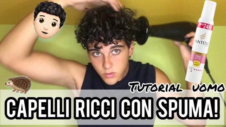 Schiuma per capelli ricci: la soluzione perfetta per uno stile maschile impeccabile!