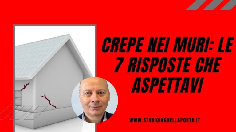 Rischio strutturale: Scoperta crepa passante nel muro interno
