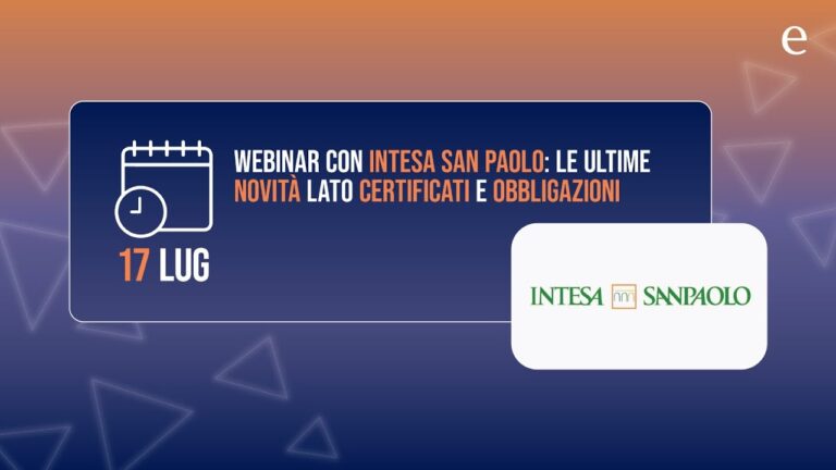 Certificati Intesa San Paolo: opportunit&agrave; di investimento in collocamento