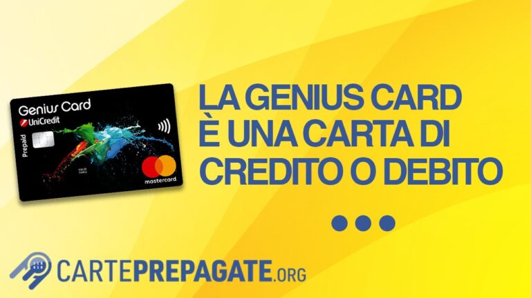 Genius Card: la carta prepagata che rivoluziona i pagamenti