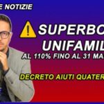 Superbonus e CCNL applicato: la dichiarazione che potrebbe rivoluzionare la detrazione fiscale