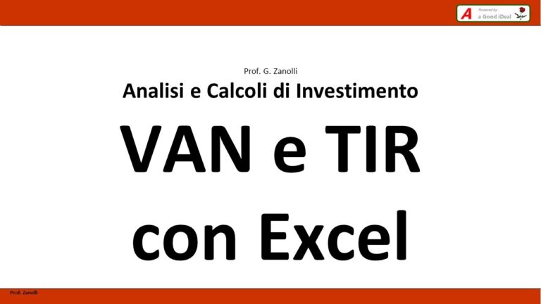 Come Ottimizzare Flussi di Cassa con Excel: L’Attualizzazione che fa la Differenza!