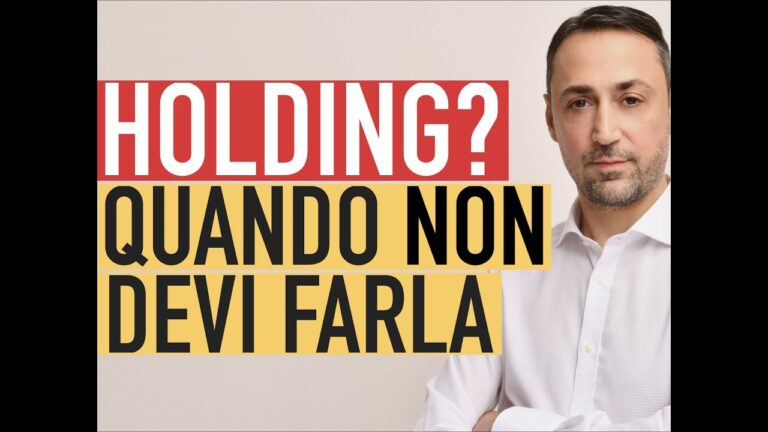 Holding familiare: quando conviene e perché