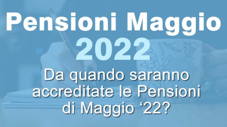 Pensioni: La data cruciale per l’accredito degli assegni