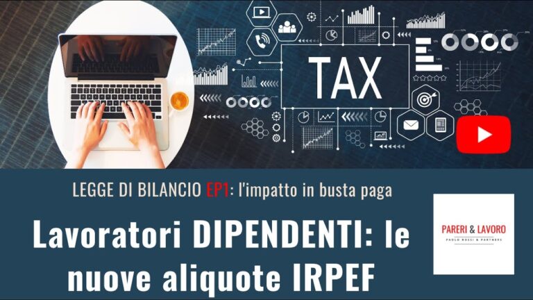 L’Italia: Chi Paga l’IRPEF dei Dipendenti? Un’Analisi Dettagliata