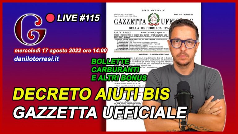 Articolo 3 del Decreto Aiuti Bis: vantaggi e nuove opportunità per l’economia italiana