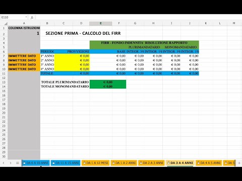 Calcolo preavviso: l’essenziale foglio Excel per non sbagliare