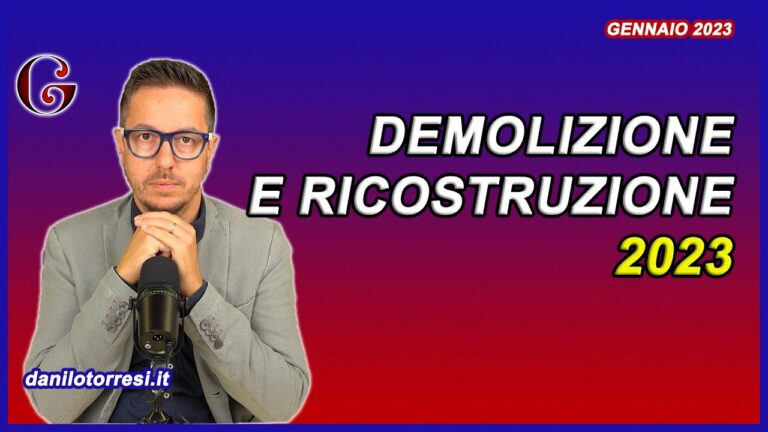 Ristrutturazione radicale con detrazione 50%: demolizione e ricostruzione per una casa da sogno