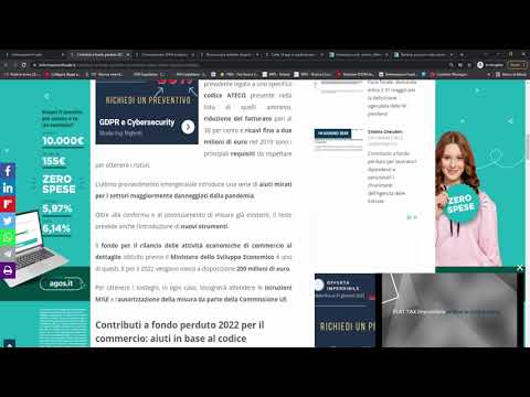 Fondo Perduto: Ter Domanda di Sostegni Scoperta
