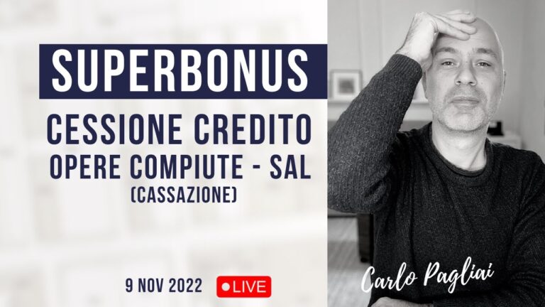 Il superbonus 110% ribalta la situazione: acconti e sal: cosa devi sapere!