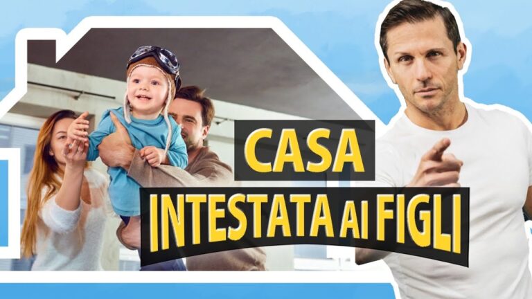 Regalare la seconda casa al figlio maggiorenne: come intestarla senza complicazioni