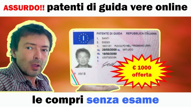 Patente falsa: scopri dove acquistarla senza rischi, in 70 caratteri