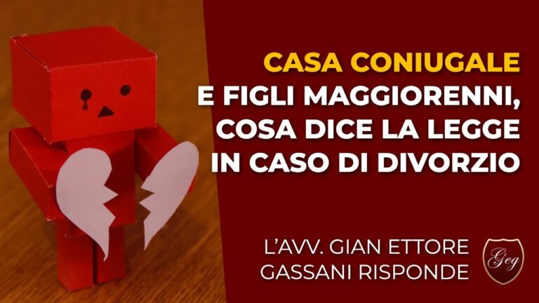 Diritto di abitazione figlio maggiorenne: i doveri e i limiti del genitore