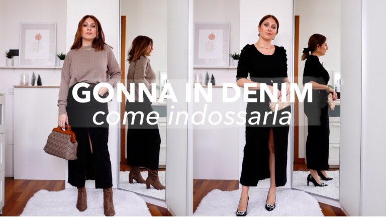 Gonna di jeans: l’outfit perfetto per una serata speciale!