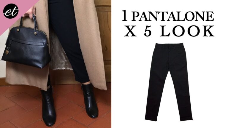 Il tocco perfetto: come completare un pantalone nero elegante