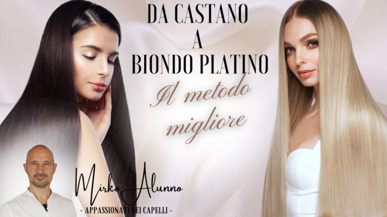 Rivela il tuo lato audace: Meches Biondo Platino su Base Scura per un look luminoso!