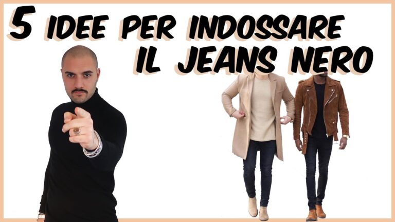 Il Fascino Intramontabile dei Jeans Neri per l’Abbinamento Maschile