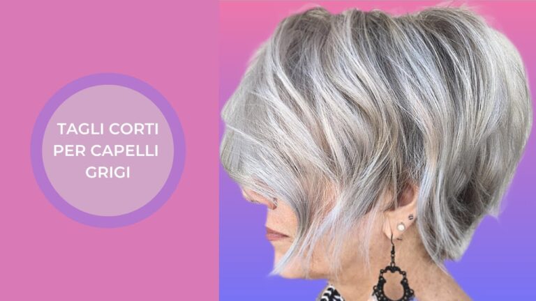 Taglio capelli medi grigi: il trend perfetto per un look sofisticato!