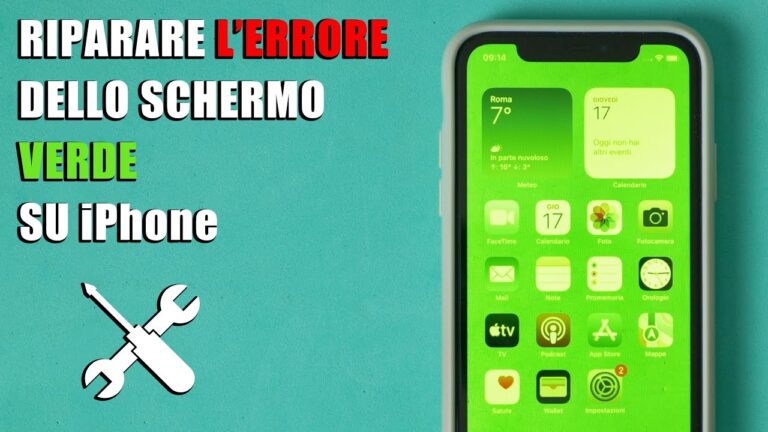 iPhone schermo verde: la soluzione per ripararlo dopo una caduta!